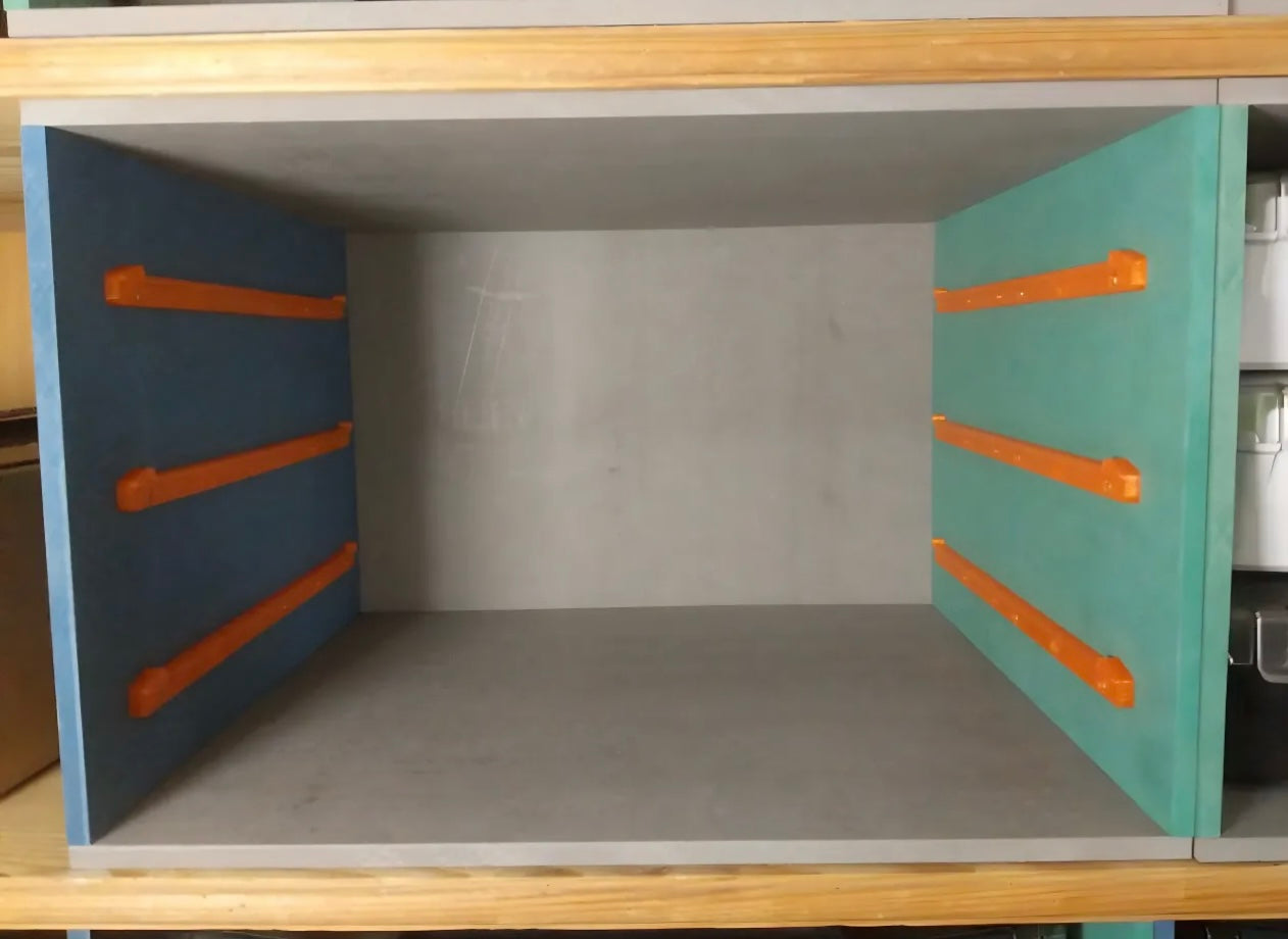 Schienen für Bosch / BS Systems / Sortimo i-Boxx Organizer Box 3D Gedruckt DIY Werkstatt