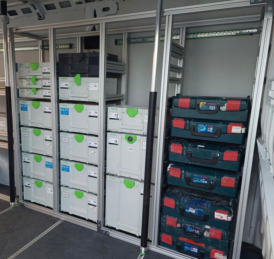 Festool Systainer³ Schiene SYS3 Rack Rail Set, Festool Montageschienen für DIY, 3D Druck