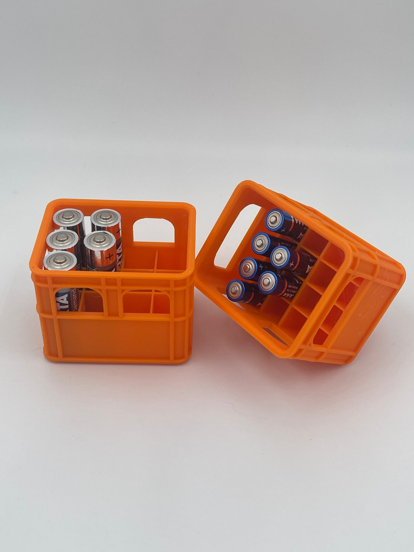 Batteriekisten Batteriekiste Batteriebox Minikiste Minibox für Aufbewahrung von Batterien AA, AAA, 9V - 3D gedruckt